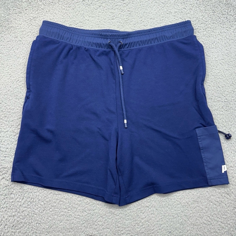 Prince Pickleball 041040094 Men's Large Shorts Navy Blue Performance Activewear‎